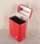 wholesale custom small size mint packaging tin box with hinged lid