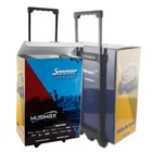 Customized Pop Corrugated Cardboard Trolley Box For Exhibition