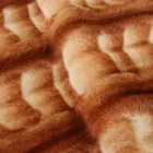 Factory Price Wholesale Rabbit Polyester Super Soft Fur Fabric Faux For Garment