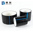 Pe plastic pipe for irrigation fittings tee fitting