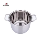 20cm Hot sale Retail High Quality Stainless Steel Straight Pot Soup & Induction Stock Pots casserole For Cooking
