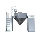 Continuous food seed grain dry powder mixer