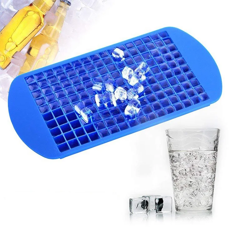 New Design Ideas Good Quality Bar Accessories 160 Cavity Square Eco-friendly BPA-free Food Grade Silicone Candy Ice Mold 