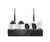 2.0MP 1080P H.265 H.264 hd wifi home nvr kits 4ch dome and bullet ip camera indoor outdoor p2p wireless access