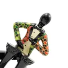 Mosaic hand-painting resin figurines dancers band drums polyresin crafts souvenir 2020