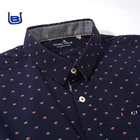2020 Hot sale elegant dobby dot cotton spandex men dress shirt