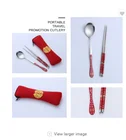 Wedding Gifts Cutlery Set Of Chopsticks And Spoon For Wedding Guest Gifts Stainless Steel Cutlery Sets