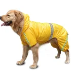 Fashion Pet Rainy Days Waterproof Large Dog Clothes Raincoat Jacket For Dog