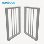 Base Modern Style Durable Metal Trapezoid Shape Table Legs Base For Furniture Dining Table Legs