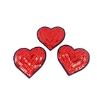 Top quality fashion cute sequin patch embroidery applique for garment decoration