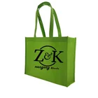handled logo print 80gsm custom shopping bag non woven garment bag