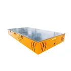 Assembly line motorized transport battery powered directional transfer cart trackless