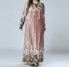 Z93033A 2019 New Model Long Sleeve Chiffon Muslim Dress Women Plus Muslim Dubai Clothing