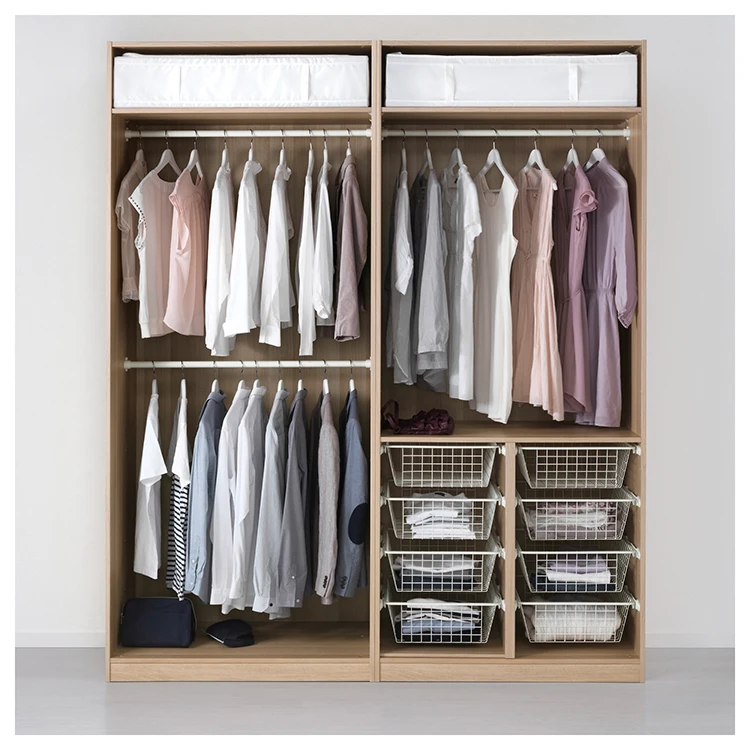 China Furnitures Supplier promotion  price New portable multi use bedroom furniture wall hotel cheap  wardrobe design