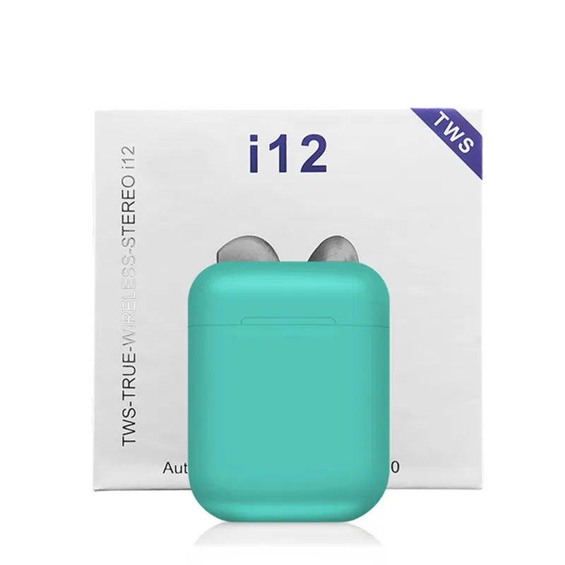 i12 tws 5.0 Wireless Earbuds Good Sound Quality 350mAh Charging Case i12s Sport Earphones vs i7s i9s tws Gift for Christmas - ANKUX.COM