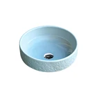 Tarpul Square White Ceramic Counter Under Sink Bathroom Washbasin