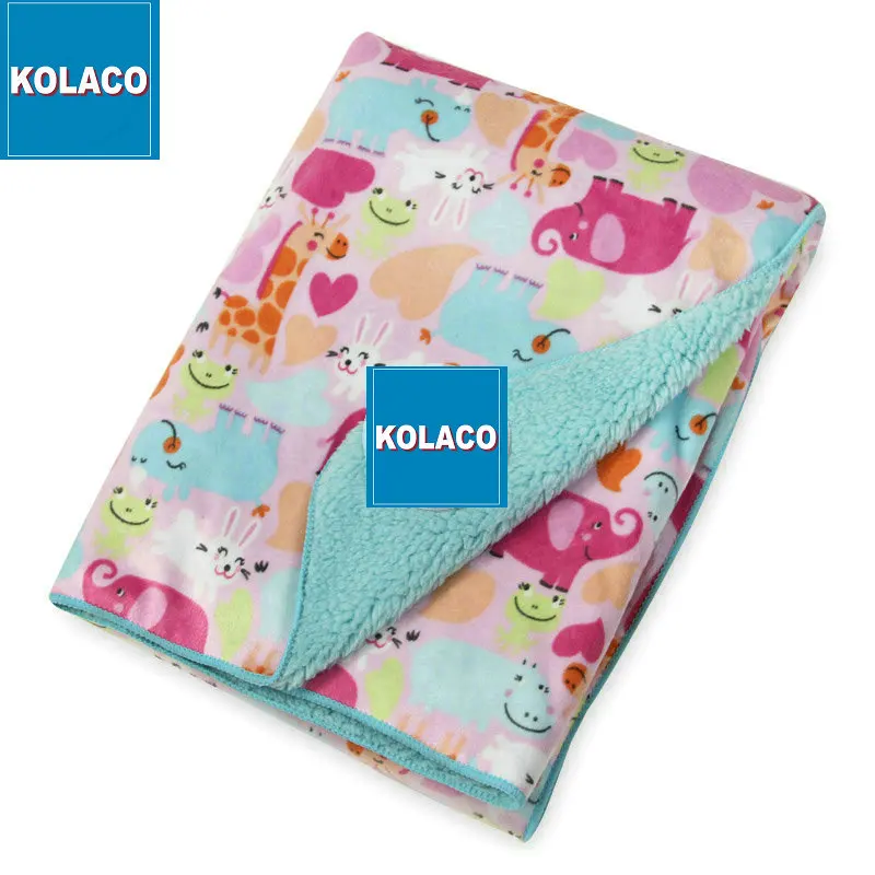 Manufacturer wholesale new children blanket cloud sable wool blanket kindergarten gift baby blanket floral