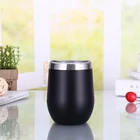 Stainless Steel Oz Double Wall Stainless Steel Custom Reusable 12 Oz Insulated Wine Tumbler Set With Lid