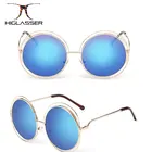 HG1097 2019 simplicity style UV 400 ce custom circle sunglasses for men women