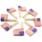 paper Flags Decoration Usage toothpicks American flag