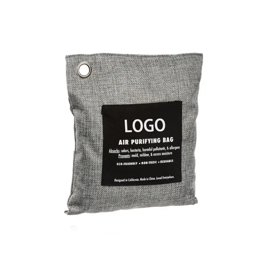 bamboo charcoal air purifying bag 200g x 4 bags per set oem