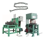 Automatic Chain Welding and Bending Iron Wire O Ring Steel Chain Making Machine