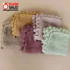 Ladies Fashion Plain Lace Floral Patchwork Cotton Shawl Scarf Oversize Hollow Muffler Headband Wrap Snood Muslim Hijab