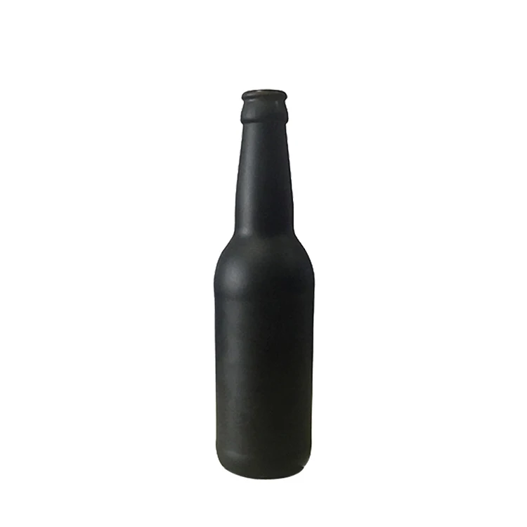 Download 330ml Matt Black Beer Bottle For Sale Custom Logo Size Painted Glass Beer Bottle View Beer Bottle Chuangyou Product Details From Zibo Creative International Trade Co Ltd On Alibaba Com PSD Mockup Templates