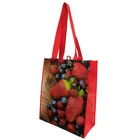 Custom biodegradable washable reusable nonwoven shopping tote bags