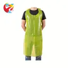 Colored Polyethylene Pinafore Disposable Pe Folding Plastic Apron With Low Price