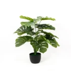 High Quality Outdoor Bonsai Trees Monstera Deliciosa With Pot Artificial Plants for decoration