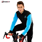 Darevie custom winter Thermal Winter Warm Windproof cycling Coat bicycle Jacket with thumb holes Cycling Jackets