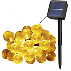 Christmas outdoor solar power Diwali led Decoration ball string light
