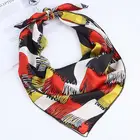 2019 New Design Stylish Fancy Trendy Silk Square Scarf For Women