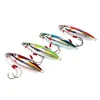 Fulljion 40/60/80/100G Slow Jigging Lures Lead Fish With Double Hooks Japan Quality Slow Jigs Saltwater Fishing Lure