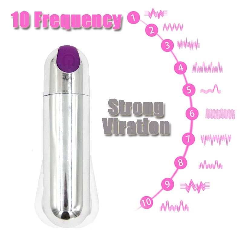 Portable Sex Toys Waterproof Speed Bullet Vibrator For Clit