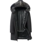Wholesale long men parka high quality black parka jacket with fur