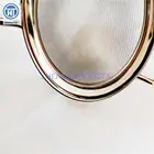 Stainless Steel Strainer with Fine Mesh Draining Blanched Vegetables Or Sifting Flour over Pots and Work Bowls