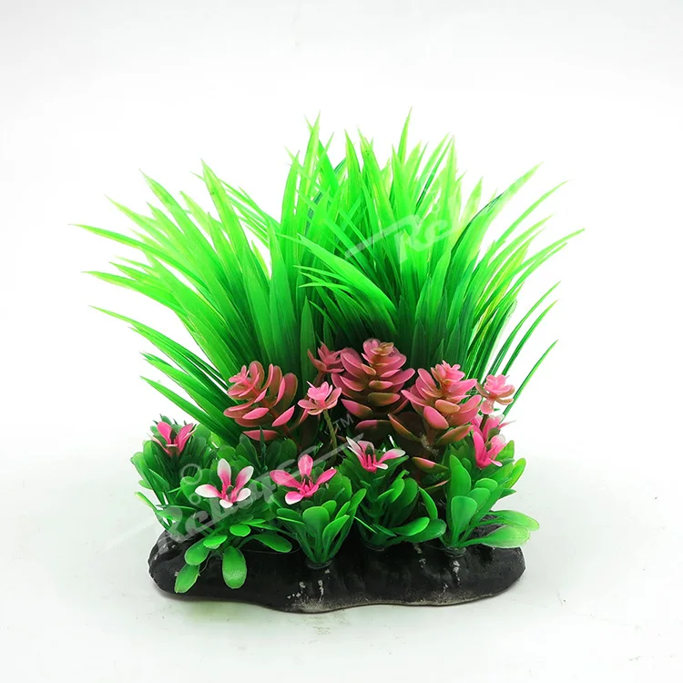 aquarium plastic plants grass artificial plastic water plant