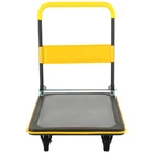 Industrial high quality plastic heavy duty cart trolley hand foldable platform truck prices
