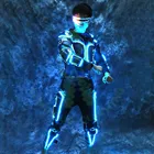 Quality Colorful LED Armor Costume LED Dance suit Performance Luminous Clothing For Men Women DJ Show led light up clothes