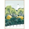 modern watercolor beautiful scenery drawing painting landscape wall art canvas print decorative painting
