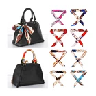 Wholesale In Stock Poly Silk Twilly Hand Bag Scarf