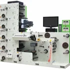 UV IR Flexo Adhesive Label Sticker Printing Machines With Die Cutting,Cold Stamping