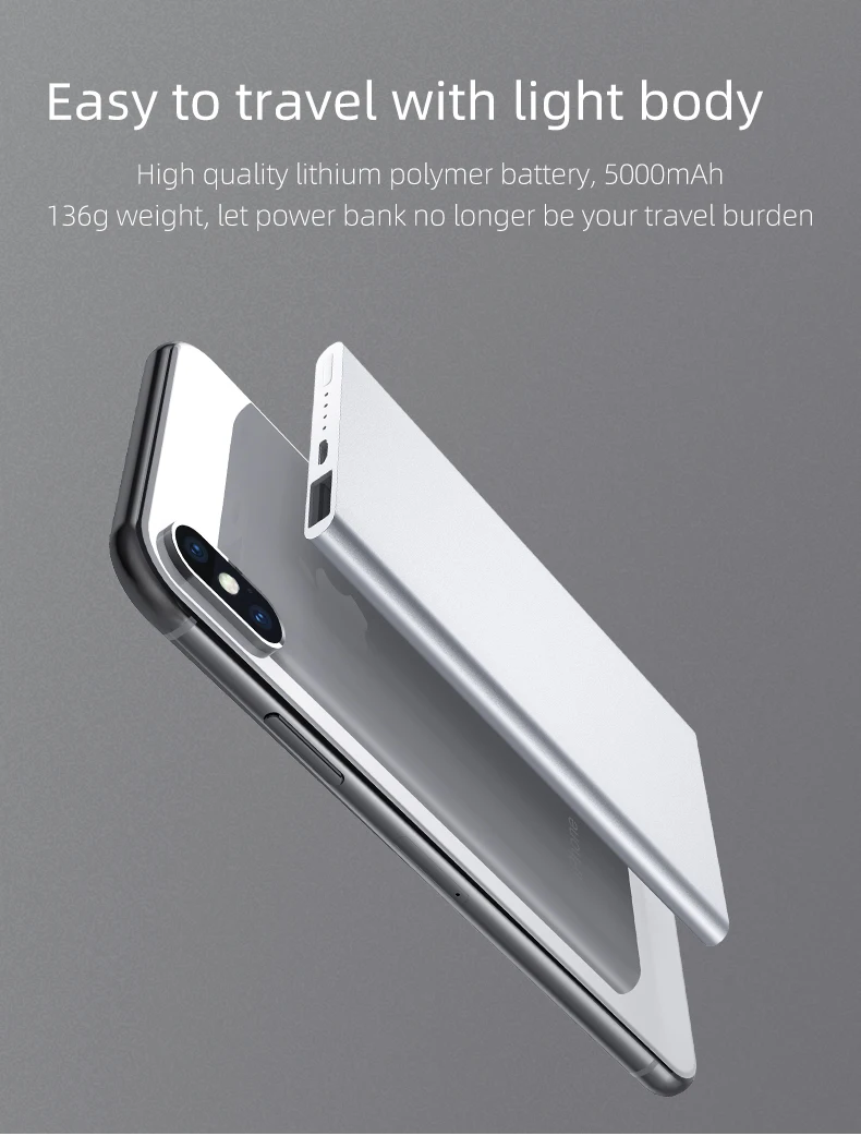 Original Xiaomimi Power Bank 5000mAh for Smart Phone Pad - ANKUX.COM