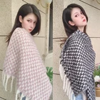 Fashion Long Woman Shawl Print Weaving Supplier Warm Custom Men Thick Winter Scarf