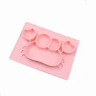 Silicone Suction Bowl Plate BPA Free Eco Kids Dinner Food Plate