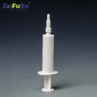 veterinary instrument 10ml white plastic syringe for cow mastitis