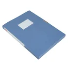 Large Capacity A4 PP Waterproof Student Office Learning Stationery PP Document File Box Case With Button For Office