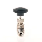Male Male Stainless Steel 316 Male Thread 1/4"NPT Needle Valve 3000psi
